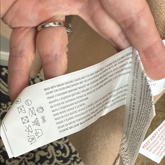 Staple the label Elegant Tan Women's Sweater Coat - Picture 7 of 14